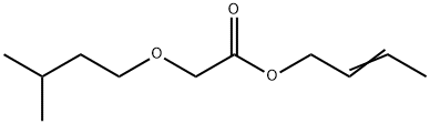 buten-2-yl (3-methylbutoxy)acetate Struktur