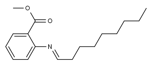 methyl 2-(nonylideneamino)benzoate Structure