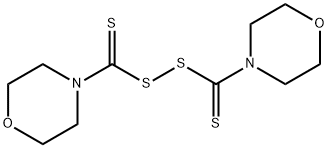 ビス(モルホリノカルボノチオイル)ペルスルフィド 化学構造式