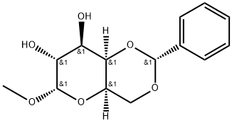 甲基-4,6-O-苯亚甲基-Α-D-吡喃半乳糖苷, 72904-85-9, 结构式