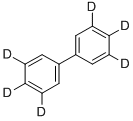 ジフェニル-3,3′,4,4′,5,5′-D6 化学構造式