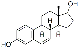 エストラ-1,3,5(10),6-テトラエン-3,17β-ジオール 化学構造式