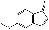 5-メトキシ-1H-インデン-1-オン 化学構造式