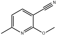 2-甲氧基-3-氰基-5-甲基吡啶, 72918-03-7, 结构式