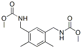 [(4,6-ジメチル-m-フェニレン)ジメチレン]ビスカルバミン酸ジメチル 化学構造式