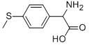 AMINO[4-(METHYLSULFANYL)PHENYL]ACETIC ACID Struktur