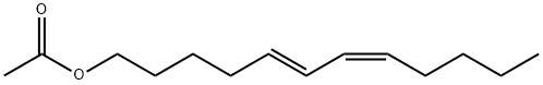 (5E,7Z)-5,7-ドデカジエン-1-オールアセタート 化学構造式