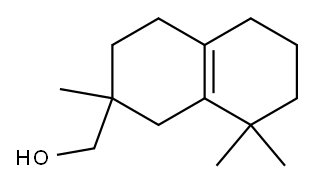 1,2,3,4,5,6,7,8-octahydro-2,8,8-trimethylnaphthalene-2-methanol Structure