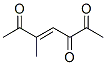 5-メチル-4-ヘプテン-2,3,6-トリオン 化学構造式