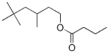 Butanoic acid 3,5,5-trimethylhexyl ester Struktur