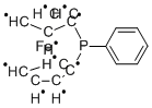 1,1'-双(苯基亚膦基)二茂铁 结构式