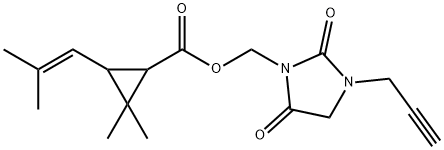 炔咪菊酯 结构式