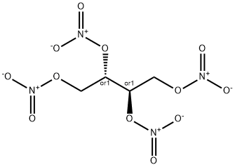 eritrityl tetranitrate Struktur
