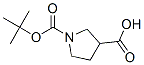 pyrrolidine-1,3-dicarboxylic acid 1-tert-butyl ester Struktur