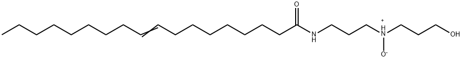 N-[3-[(2-Hydroxyethyl)methylamino]propyl]-9-octadecenamide N-oxide 结构式