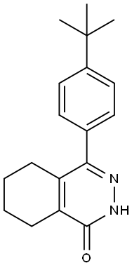 4-[4-(1,1-Dimethylethyl)phenyl]-5,6,7,8-tetrahydro-1(2H)-phthalazinone Struktur