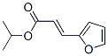 isopropyl 3-(2-furyl)acrylate 结构式