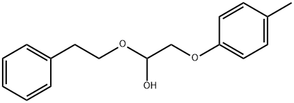 2-(4-methylphenoxy)-1-(2-phenylethoxy)ethanol 结构式
