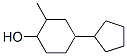 4-cyclopentyl-2-methylcyclohexan-1-ol Structure
