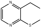 2-乙基-3-(甲硫基)吡嗪 结构式