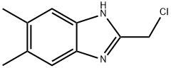1H-Benzimidazole,2-(chloromethyl)-5,6-dimethyl-(9CI) Struktur