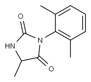 3-(2,6-xylyl)-5-methylhydantoin Structure
