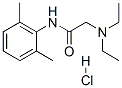 Lidocaine hydrochloride Struktur