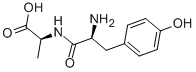 N-L-チロシル-L-アラニン 化学構造式