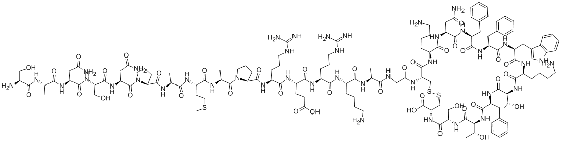 ソマトスタチン28 化学構造式