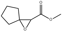 1-オキサスピロ[2.4]ヘプタン-2-カルボン酸メチル 化学構造式