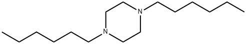 1,4-dihexylpiperazine Structure