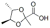1,3-Dioxolane-2-carboxylicacid,2,4,5-trimethyl-,[4S-(2alpha,4alpha,5beta)]-(9CI) Structure