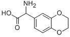 ALPHA-氨基-2,3-二氢-1,4-苯并二英-6-乙酸 结构式
