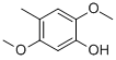 2,5-Dimethoxy-4-methylphenol Struktur