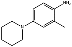 2-甲基-4-哌啶基苯胺, 73164-32-6, 结构式
