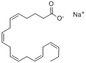 CIS-5,8,11,14,17-エイコサペンタエン酸 ナトリウム塩 化学構造式