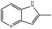 2-メチル-4-アザインドール 化学構造式