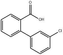 2-BIPHENYL-3'-CHLORO-CARBOXYLIC ACID
 Structure