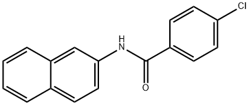 P-CHLORO-N-2-NAPHTHYL-BENZAMIDE Structure