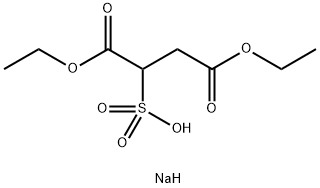 ソジオオキシスルホニルブタン二酸ジエチル 化学構造式