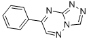 1,2,4-Triazolo(4,3-b)(1,2,4)triazine, 7-phenyl- 结构式