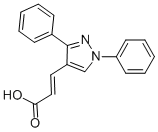 3-(1,3-DIPHENYL-1H-PYRAZOL-4-YL)-ACRYLIC ACID Struktur