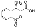 (S)-3-Amino-3-(2-nitro-phenyl)-propionic acid Structure