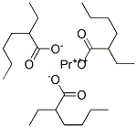 トリス(2-エチルヘキサン酸)プラセオジム(III) 化学構造式