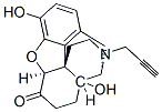 (5alpha)-4,5-epoxy-3,14-dihydroxy-17-(2-propynyl)morphinan-6-one Struktur