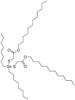 dodecyl 4,4-dioctyl-7-oxo-8-oxa-3,5-dithia-4-stannaicosanoate Structure