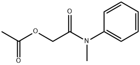 2-(methylphenylamino)-2-oxoethyl acetate 结构式