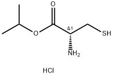 L-半胱氨酸异丙酯盐酸盐 结构式
