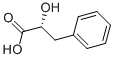 (2R)-2-ヒドロキシ-3-フェニルプロパン酸 化学構造式