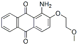 1-Amino-2-(2-methoxyethoxy)-9,10-anthracenedione Structure